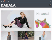 Tablet Screenshot of kabala.pl