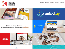 Tablet Screenshot of kabala.com.uy